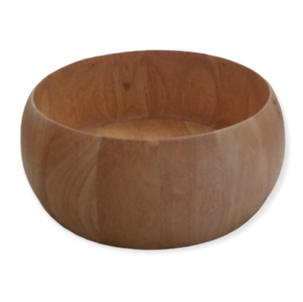 Crate and Barrel Wooden Bowl 12"